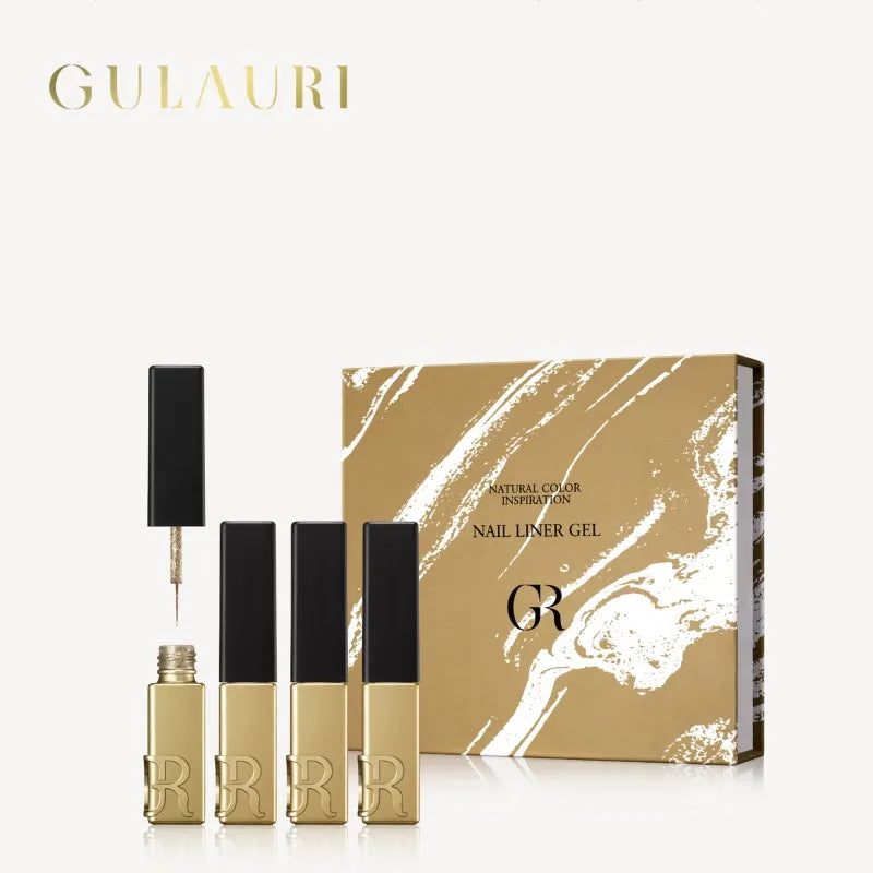 GULAURI Platinum Chrome Mirror UV Gel Liner Nail Polish