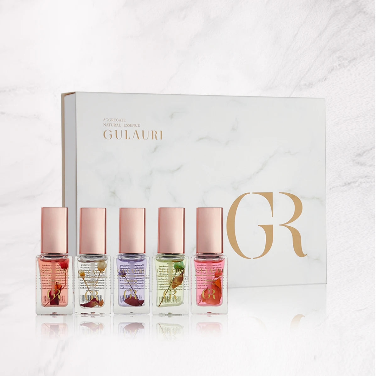 GULAURI Dried Flower Cuticle Oil Set 10ml Nourishing Repair Treatment
