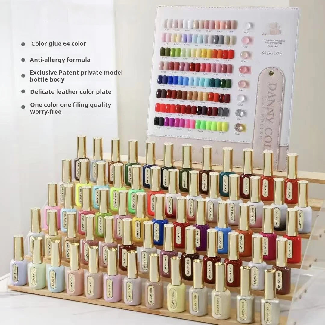 DANNY COLL 64-Color UV Gel Nail Polish Set 0.51oz