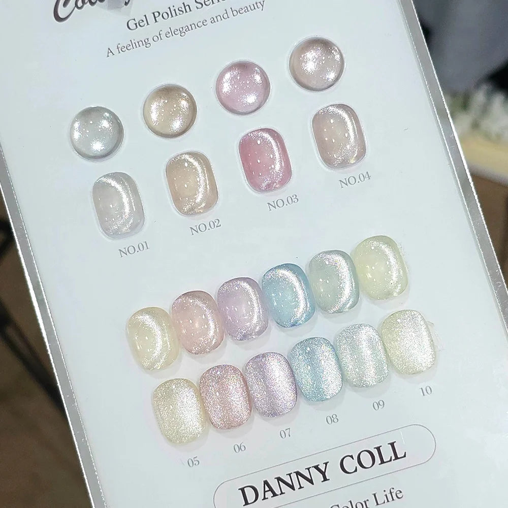 Ice Crystal Cat Eye Gel Nail Polish 10-Color Jelly Set
