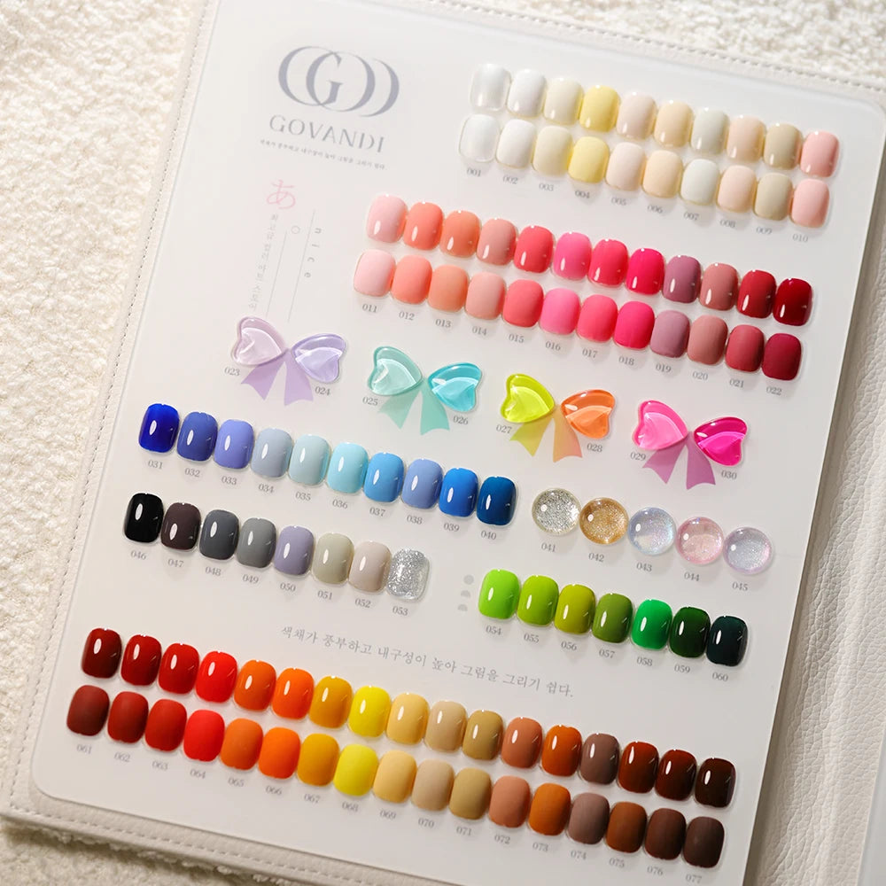 Govandi 129-Color UV/LED Gel Nail Polish Set Non-Toxic Soak-Off