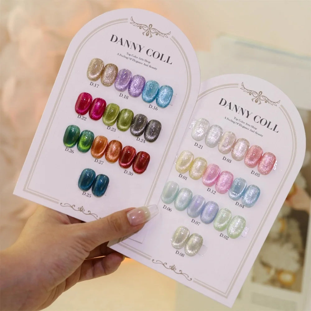 Danny Coll UV Magnetic Cat Eye Gel Nail Polish Set