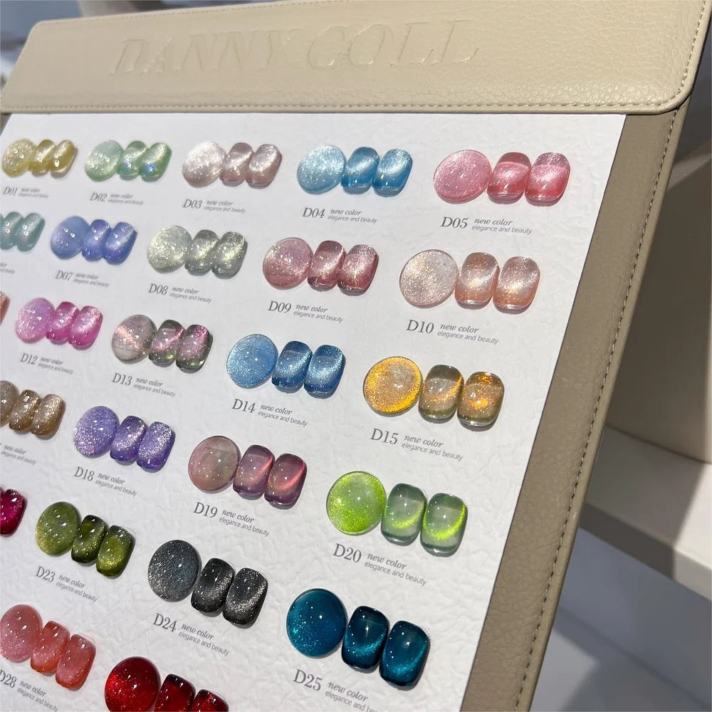 Danny Coll UV Magnetic Cat Eye Gel Nail Polish Set