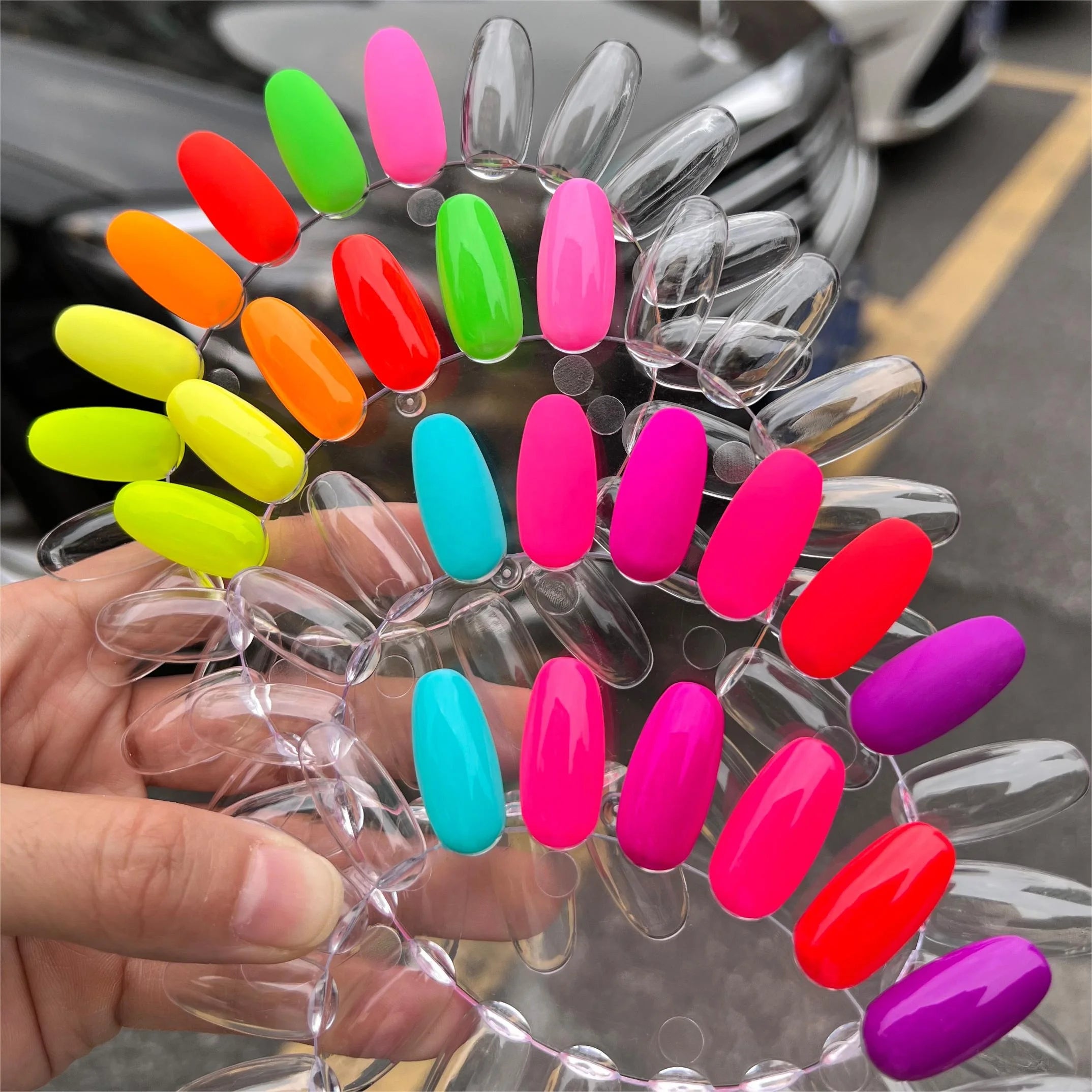 Govandi Neon Fluorescent Gel Nail Polish Kit 12 Colors Set