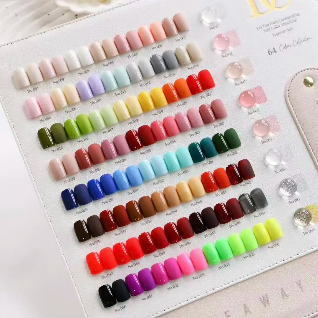 DANNY COLL 64-Color UV Gel Nail Polish Set 0.51oz