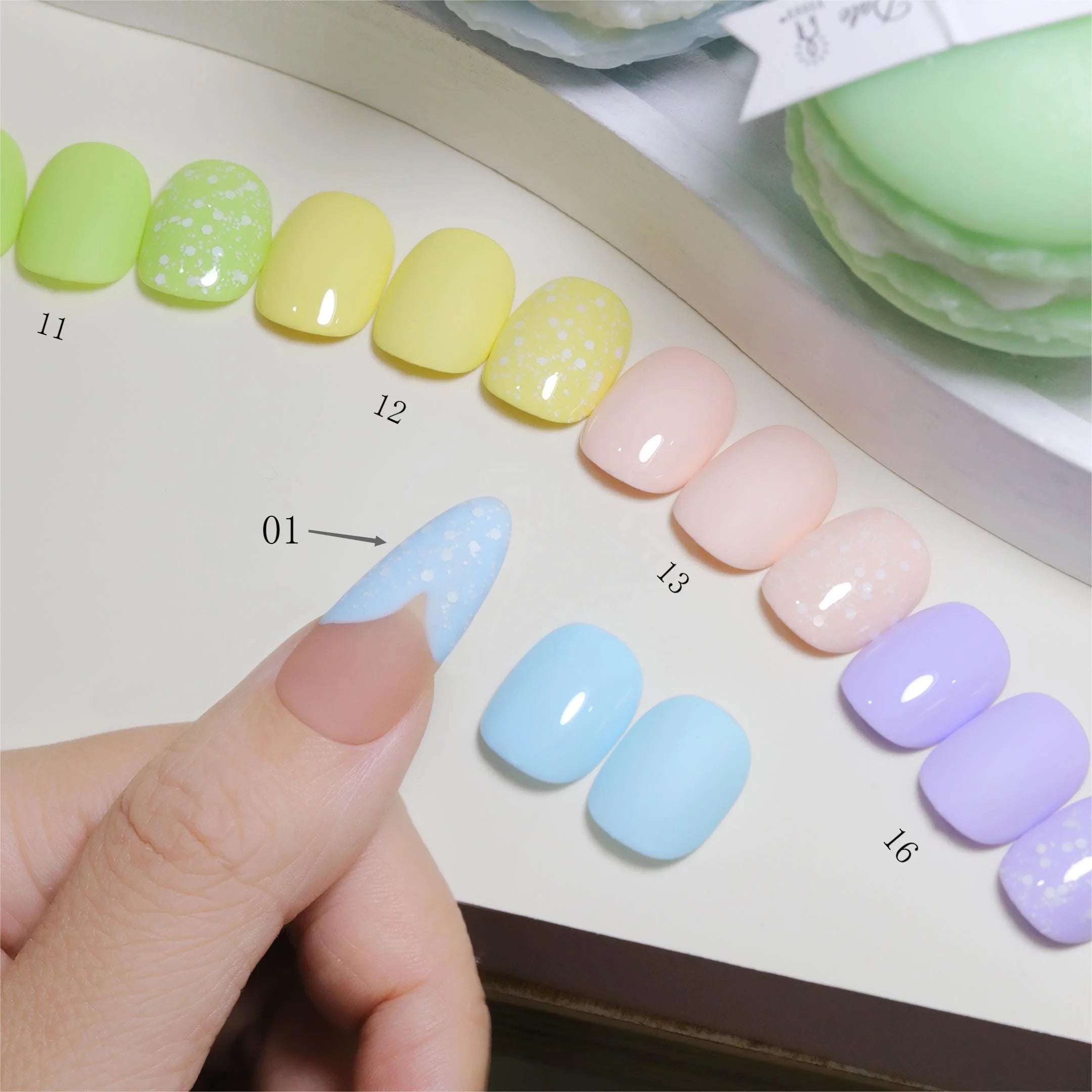 21-Color Soak-Off UV Gel Nail Polish Set Long-Lasting Wear